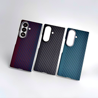 Casing Magnetik Serat Karbon Asli untuk Samsung Galaxy Z Fold 8 Ultra 5G untuk Pelindung Pengisian Daya Nirkabel Magnetik Hard Cover