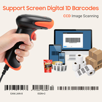 Pemindai kode batang USB, 2500C CCD 1D