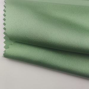 Satén de seda 95GSM para telas teñidas brillantes de Spandex de poliéster tejido para vestido tejido de satén elástico en stock - Product Image 3