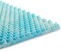 Surmatelas à Mémoire de Forme Gel 2 et 4 Pouces, Vente Chaude, 45D, CertiPUR-US, Prix Usine de Gros, Mousse à Mémoire de Forme au Thé Vert 7 Zones