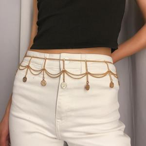 Wholesale Body Jewelry Customized Luxury <strong>Women</strong> Belly <strong>Gold</strong> Plated Ladies Dress Waist Chains <strong>Belt</strong> in China - Product Image 3