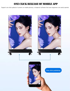 Afficheur LED numérique pliable pour annonces Présentoir pliable pour affiches P 1.2 P2.5 Présentoir d'affichage LED d'intérieur pour <span class=keywords><strong>conférence</strong></span> <span class=keywords><strong>de</strong></span> magasin - Product Image 4