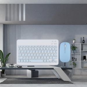 คีย์บอร์ดไร้สายบลูทูธแบบมีไฟพื้นหลังขนาดเล็ก 9.7 10.1 นิ้ว สำหรับ iPad แท็บเล็ต พีซี แล็ปท็อป ขายส่ง - Product Image 3