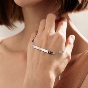 Custom Engrave Bar <strong>Friendship</strong> Bracelet <strong>Long</strong> <strong>Distance</strong> State Bracelet Anniversary <strong>Gift</strong> Personalized Jewelry for <strong>Gift</strong> - Product Image 4