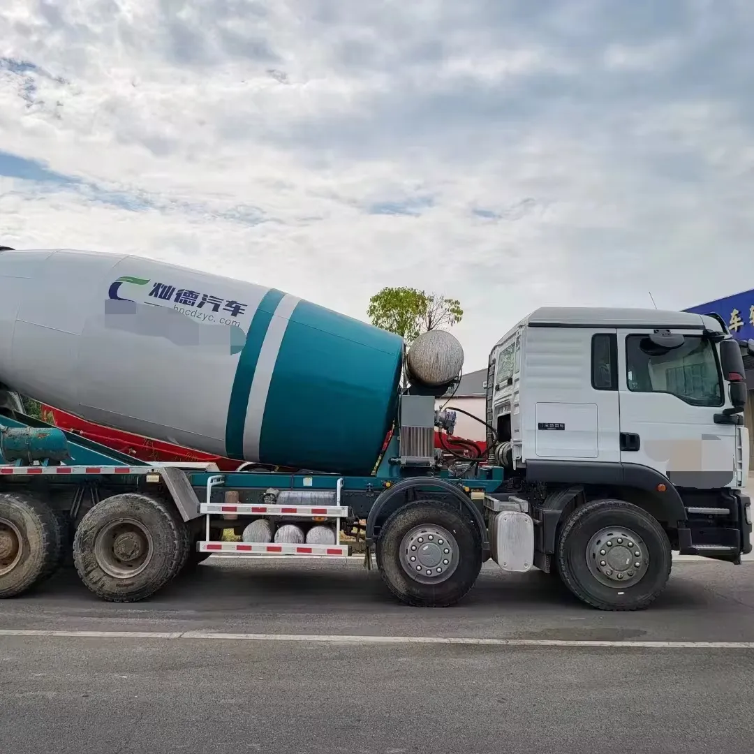 High quality,reliable supplier used Siitrak C5H 340 12m3 4 axles diesel mobile concrete mixer trucks for sale