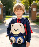 Sac à dos enfant 3D dessin animé personnalisé avec logo, respirant, léger, imperméable, pour la maternelle et l'école, usage quotidien