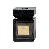 Diffuseur de parfum en verre personnalisé, bouteille carrée, parfum d'ambiance, décoration d'intérieur, rafraîchisseur d'air pour les toilettes, 500 ml, couvercle en bois