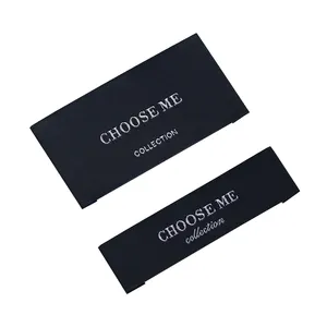 cheap custom recycled hand heat press woven neck soft brand tag labels for clothing and shirt