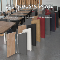 Panneaux muraux acoustiques autocollants en polyester au design moderne pour l'insonorisation des studios d'enregistrement, des bureaux et des salles de jeux