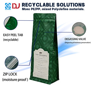 Emballage alimentaire pour animaux de compagnie et café, personnalisé, étanche à l'humidité, avec <span class=keywords><strong>joint</strong></span> octogonal, doublure en feuille imprimée en héliogravure, écologique, <span class=keywords><strong>prix</strong></span> usine premium - Product Image 2