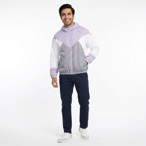 <b>Men</b> Windbreaker <b>Jacket</b> 100% Polyester Color Block Zipper Nylon Windbreak Waterproof rain <b>jacket</b> snow <b>jacket</b> - Product Image 1