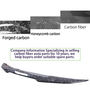 For M4 F82 PSM Style Forged Carbon Fiber <b>Rear</b> <b>Spoiler</b> Trunk Wing 2014-2020 - Product Image 4