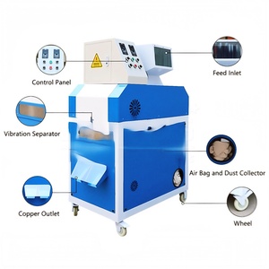 Small Motor-Driven Copper & Aluminum Scrap Metal Recycling Shredder Machine with High Sorting Rate - Product Image 2