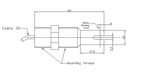 继电器或固态输出 Mo brey 防水液位报警超声波传感器 - Product Image 6