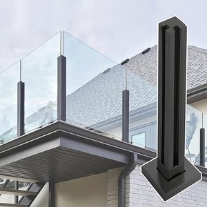 YL METAL Stainless 304 316 Outdoor Tempered Glass <strong>Railing</strong> Design for <strong>Balcony</strong> <strong>Railing</strong> - Product Image 6