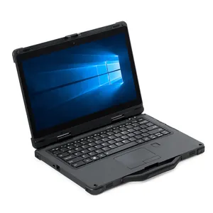 13,3-Zoll-I5-Kern tragbar vollständig geöffnet bei 180 Grad Notebook-Computer Laptop Industrieller robuster Tablet-PC