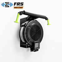 FRS Wall Power Rack Mount Air Resistance Ski Trainer Commercial Ski Erg Machine Gym Cardio Functional Training Steel Smart LCD