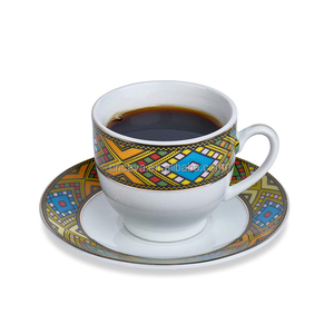 Caja de <span class=keywords><strong>regalo</strong></span> Embalaje 80cc 90cc Taza de café pequeña Taza de café de porcelana de cerámica con asa - Product Image 2