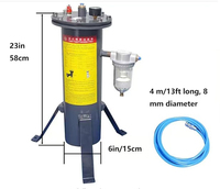 Ensemble complet de casque respiratoire de sablage avec système de filtre respiratoire et régulateur Kit de casque de sablage pour la protection