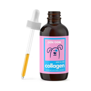 Bán buôn cao cấp Dog Collagen chất lỏng giọt chất lỏng uống 60ml 5 loại cỏ-Fed Collagen Biotin Hyaluronic Axit cho miễn dịch - Product Image 1