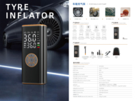Cheap Prices Hot Sale Portable Air Compressor Tire Inflator ABS Material Digital Display Fast Inflate Emergency Light