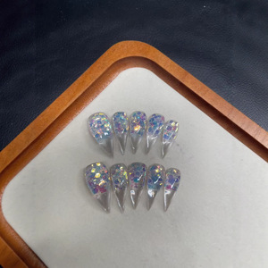 Uñas postizas hechas a mano con diseño <span class=keywords><strong>de</strong></span> garra <span class=keywords><strong>de</strong></span> dragón, textura 3D <span class=keywords><strong>de</strong></span> escamas <span class=keywords><strong>de</strong></span> dragón, arte <span class=keywords><strong>de</strong></span> fantasía <span class=keywords><strong>de</strong></span> garra <span class=keywords><strong>de</strong></span> bestia, ojo <span class=keywords><strong>de</strong></span> gato magnético gótico, venta al por mayor - Product Image 2