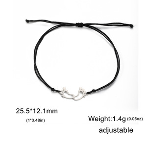 <span class=keywords><strong>Bracelet</strong></span> de <span class=keywords><strong>pied</strong></span> de bébé réglable pour femmes hommes pendentif de <span class=keywords><strong>pied</strong></span> en acier inoxydable bijoux cadeaux de fête des mères - Product Image 5