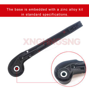 Limpiaparabrisas Trasero para BYD <span class=keywords><strong>Dolphin</strong></span>, Brazo de Soporte, Goma Natural, Sin Estructura, Limpieza de Vidrios, Antivaho - Product Image 4