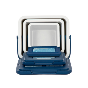 For FLEXI 5 12 24 COMBO Stackable Small Medium Insulated Cooler <b>Set</b> Built-in Ice Pack Storage Lid 5L/12L/24L for Day Trips - Product Image 2