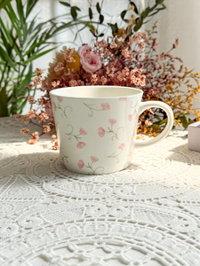 Chinese Manufacturer Cartoon Animal Ceramic Mug <b>Small</b> Flower Pattern Custom Design for Presents-Stoneware Reusable Food <b>Safe</b> - Product Image 4