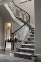 Kit d'escalier courbé préfabriqué pour une installation rapide sur les projets de construction résidentielle