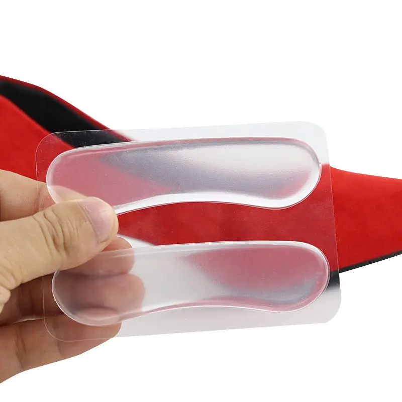 Gel Silicone Gót Grip Lót Giày Lót Pads Đệm Dán Dán, Điều Dưỡng Silicone Nhỏ Vòng Giày Gót Chân Dính