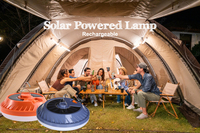Lampe de camping portable d'extérieur haute luminosité 50W 100W 200W, rechargeable par USB et solaire, ampoule LED d'urgence