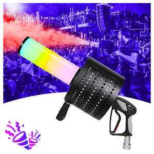 Máquina de Confeti RGB de Alta Calidad SHTX para Discotecas, DJ, Pistola de Confeti LED Co2 con Control Manual, Máquina de Niebla para Escenarios - Product Image 1