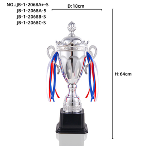 43cm - 64cm Vente en gros Trophée à bon prix Trophée en métal pour l'école Sport Jeu Trophée Souvenir Cadeau <span class=keywords><strong>Match</strong></span> Métal Argent Trophée - Product Image 6