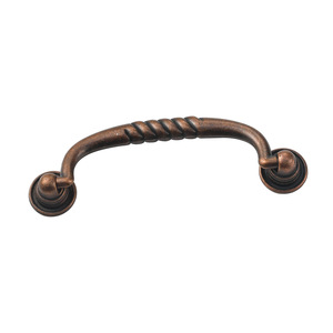 Zinc Alloy Drawer Handle Bar 95mm Hole Spacing <b>Antique</b> Bronze Traditional Style Furniture Handle - Product Image 5