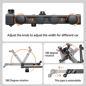 New 360 độ xoay phổ Silicone xe tựa đầu núi chủ ABS Vật liệu Tablet PC đứng và điện thoại di động chủ sở hữu - Product Image 5