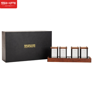 Retro Moderne Desktop Decoratie Led Acryl Metaal Pseudo Rgb Gloed Buis Digitale Tafel Klok Usb Display, Ips Nixie Buis Klok Oem - Product Image 1