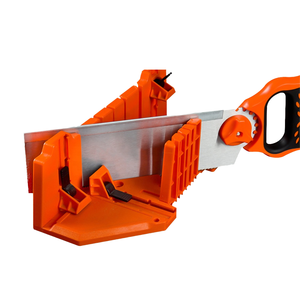 صندوق منشار ميتري مضاد للجلخ صندوق أدوات القطع بزاوية مجموعة قطع الخشب البلاستيكية المحمولة منشار خلفي متعدد الاستخدامات سهل الاستخدام حسب الطلب - Product Image 3