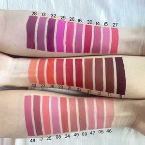 Offre Spéciale Vente en gros Rouge à lèvres imperméable brun mat Rouge foncé Vegan Rouge à lèvres liquide sans cruauté Marque privée - Product Image 4