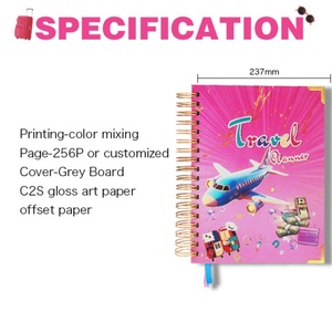 สมุดบันทึกแบบสันห่วงสั่งทำพิเศษ ปี 2025 ปกแข็ง ขนาด A3 A5 สมุดบันทึกส่วนตัว สมุดไดอารี่พิมพ์ลาย สมุดวางแผนการเดินทาง - Product Image 2