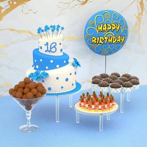 Tùy Chỉnh Rõ Ràng Acrylic <span class=keywords><strong>Buffet</strong></span> Hiển Thị Đứng Riser Cho Kẹo <span class=keywords><strong>Buffet</strong></span> - Product Image 1