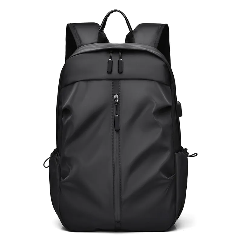 Usb seyahat sırt çantası açık dizüstü sırt çantası ile yeni moda Unisex büyük kapasiteli su geçirmez sırt çantası