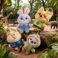 Porte-clés en peluche Zootopia Judith Nick, pendentif mignon pour sac, poupée très populaire