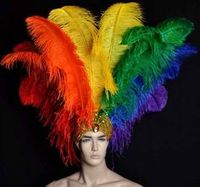 Plumes d'autruche longues noires pour décoration de fête, bricolage, artisanat, 45 cm, en vrac, grandes plumes blanches pour centre de table, décoration de carnaval, décoration de la maison