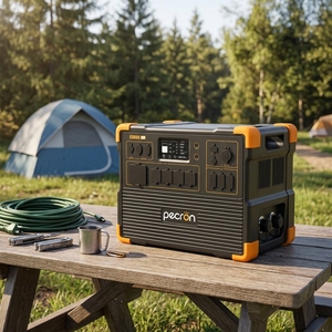 เครื่องกำเนิดไฟฟ้าพลังงานแสงอาทิตย์แบบพกพา 3072Wh พร้อมแบตเตอรี่ Solar LiFePO4 ระบบ MPPT คลื่นไซน์บริสุทธิ์ สำหรับใช้ในบ้าน ตั้งแคมป์ และสถานการณ์ฉุกเฉิน ยี่ห้อ Pecron - Product Image 6