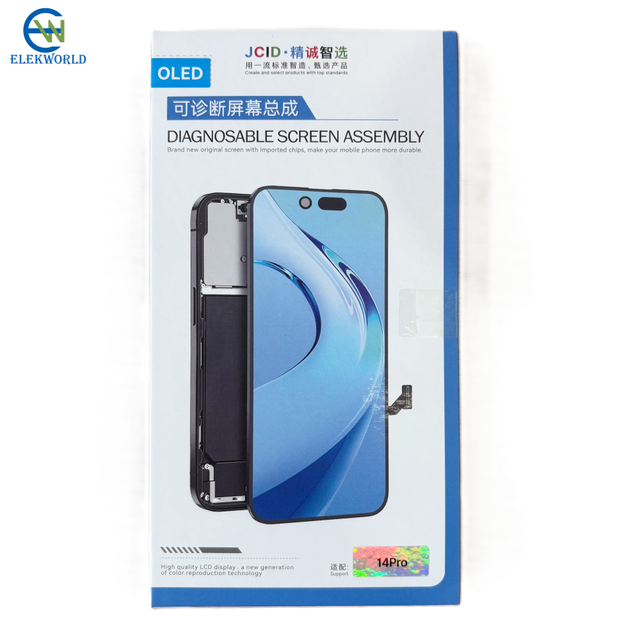 Oled Diagnosable LCD Screen Assembly for IPhone 12 13 Promax 14 Pro 15Promax Soft Screen No Unknown Part Message Oled Screen
