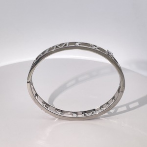 Pulsera de Cobre con Números Romanos Vintage de Tianyu Gems con Detalles de Circonita y Joyería de Moda Retro para Mujer - Product Image 3