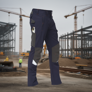 Pantalon de travail léger pour homme, pantalon de protection avec poches pour la construction et l'industrie - Product Image 3