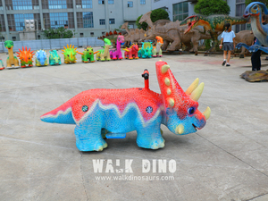 Équipement d'amusement pour centre commercial : Dinosaures à chevaucher pour enfants, simulation réaliste, animés, télécommandés - Product Image 5